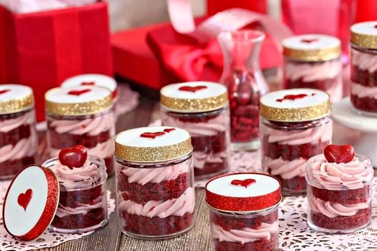 جار کیک مخصوص ولنتاین و هدیه دادن + فیلم