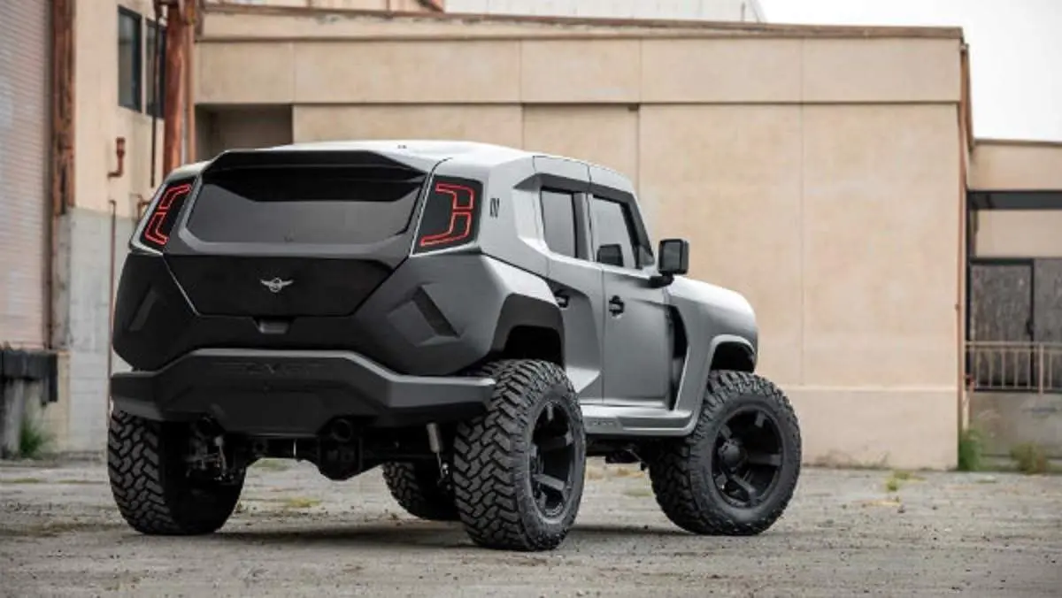 ویدئویی از خودروی شاسی بلند جدید شرکت رضوانی تانک