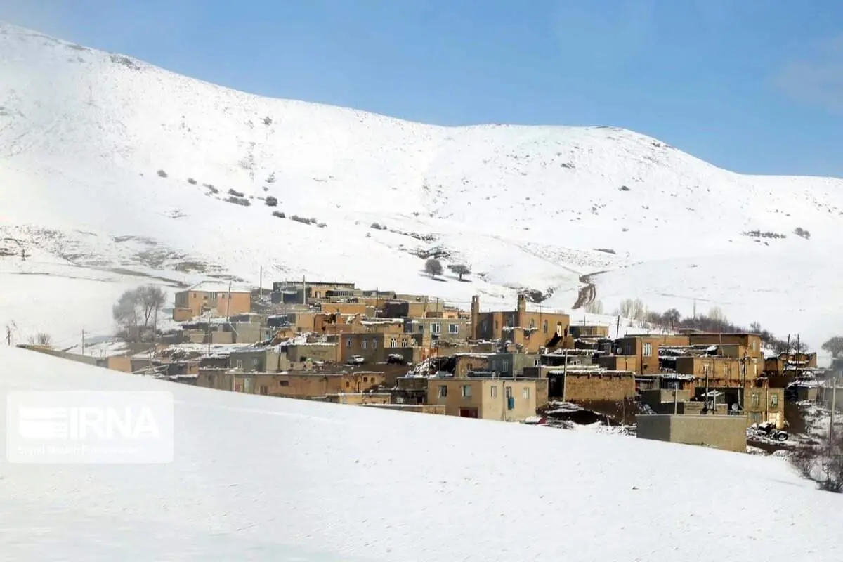 خانه های این روستا زیر برف ماند! + عکس