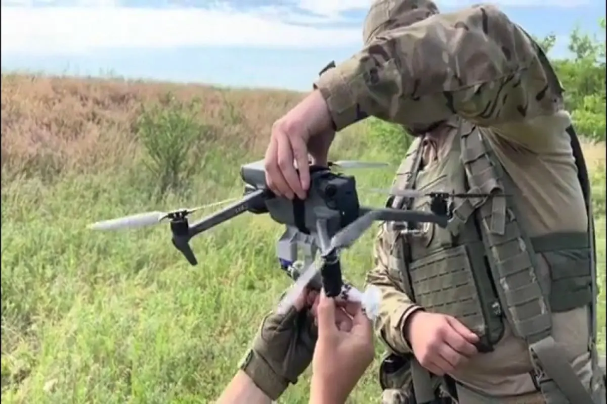 حقه سرباز روس برای فرار از مرگ و گرفتن کوادکوپتر + فیلم