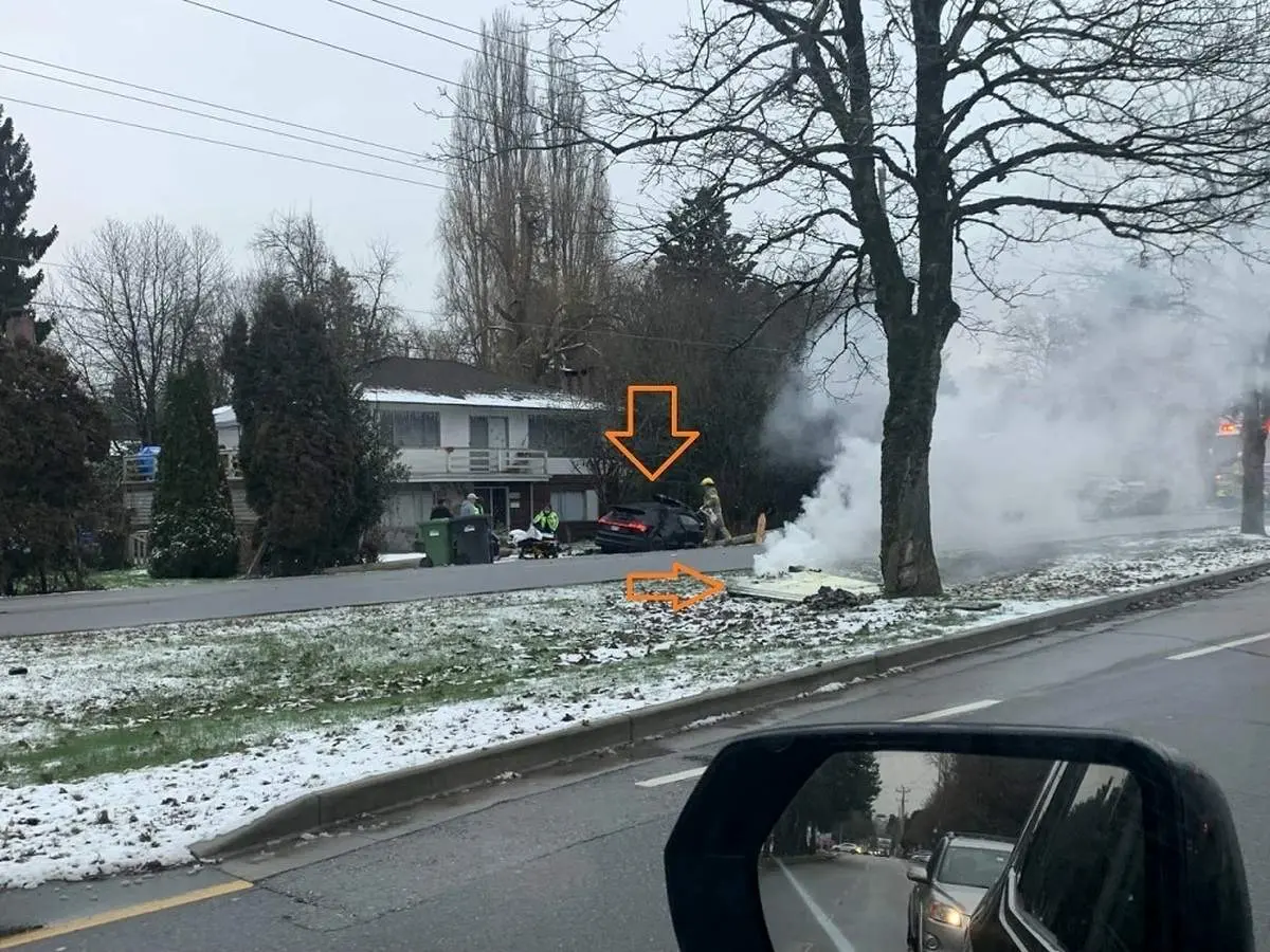 ویدئوی وایرال شده ار تصادف آئودی و پرتاب یک موشک به خیابان!