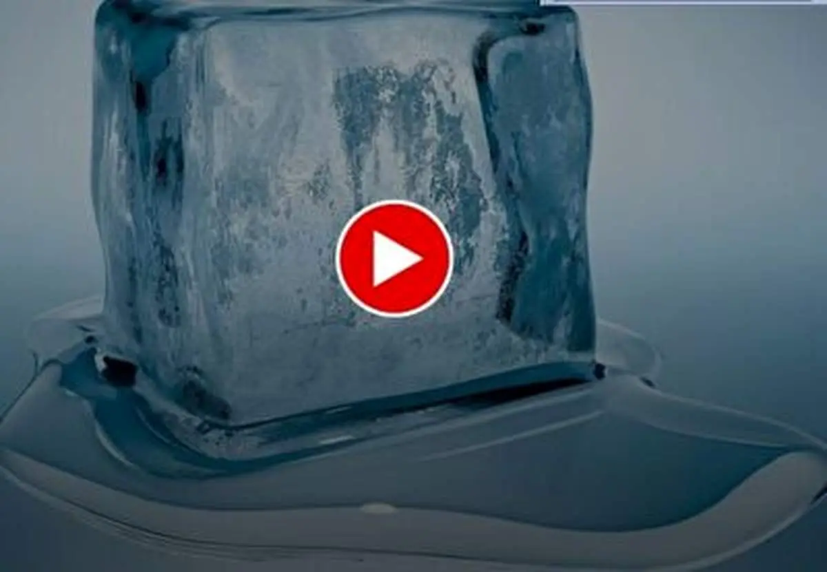 تصاویری جذاب از ذوب شدن یخ توسط فلز گداخته+ فیلم