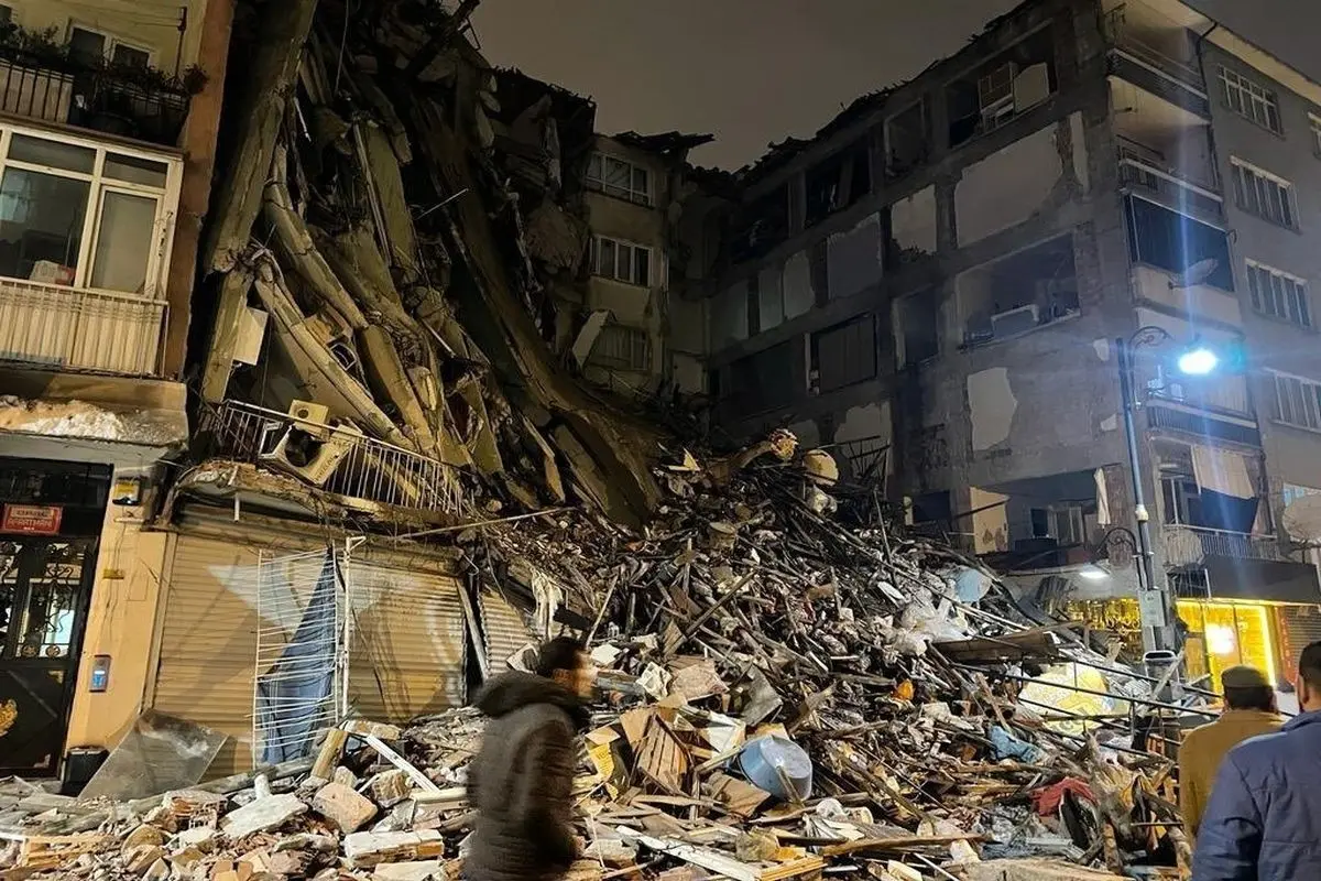 خسارت وسیع زلزله در شهر «قهرمان مرعش» ترکیه + فیلم