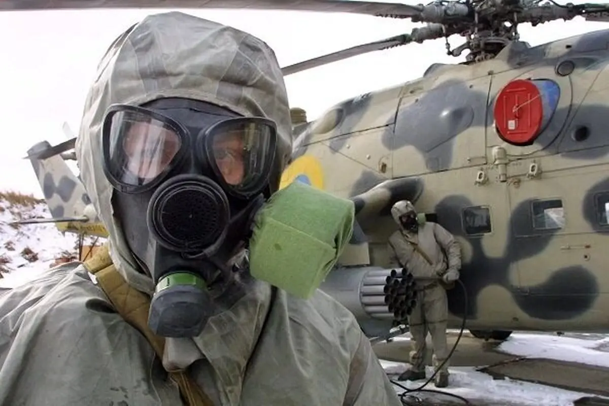 پهپاد اوکراینی مجهز به سلاح شیمیایی در آسمان دونتسک