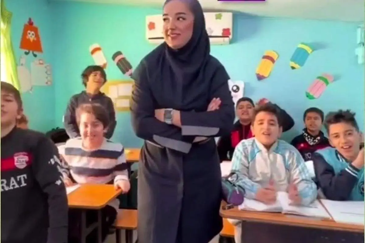 معلم جوان قائمشهری به مدرسه باز می گردد + عکس