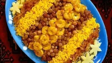 طرز تهیه میگو پلو با رب انار