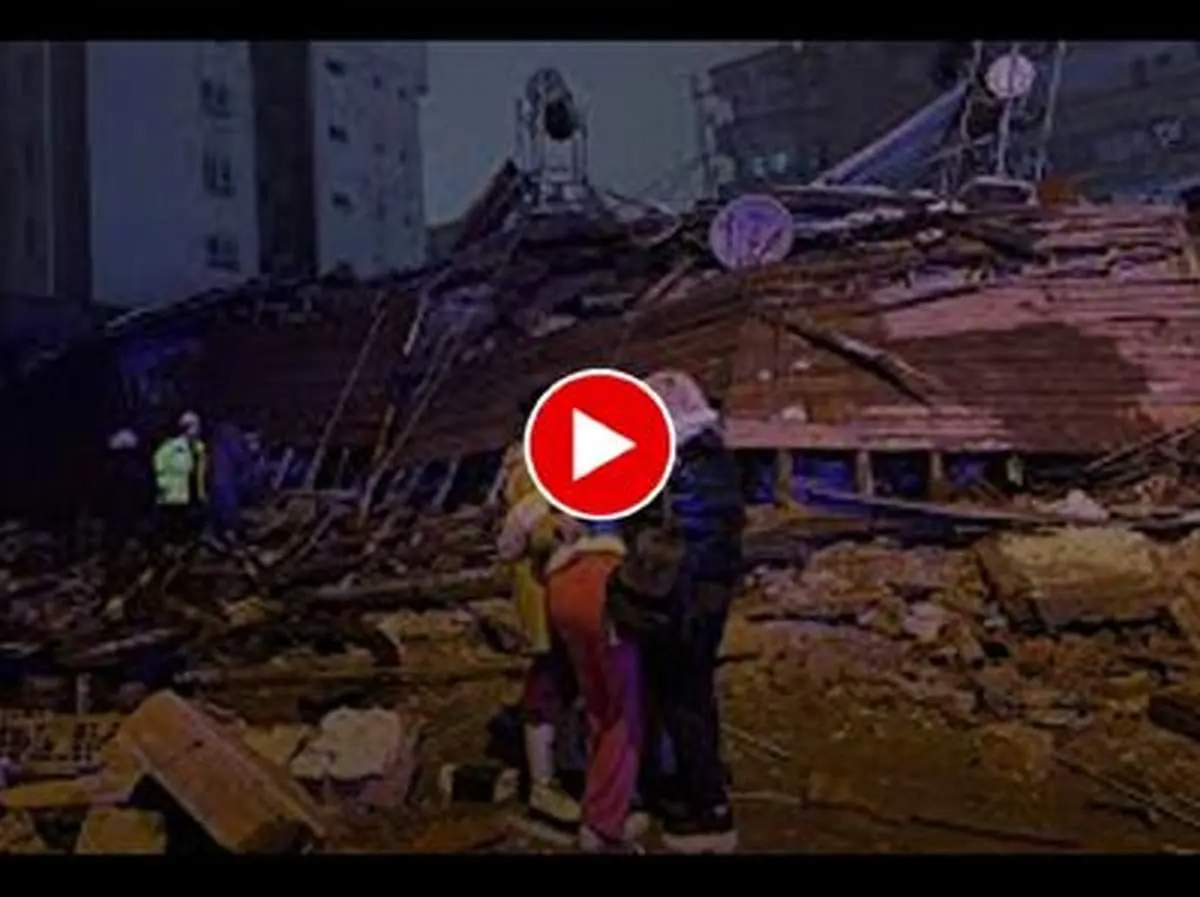 تصاویر دیده نشده از زلزله شب گذشته ترکیه+ فیلم