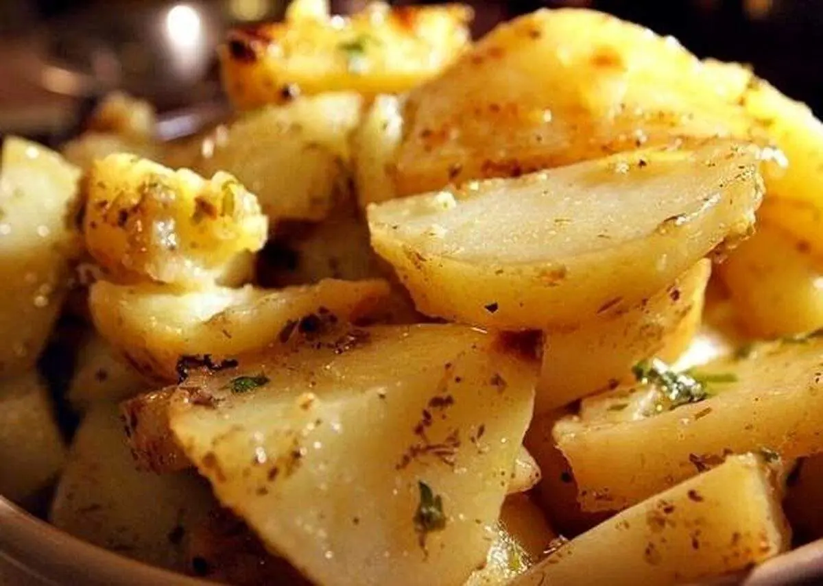 طرز تهیه سیب زمینی لیمویی