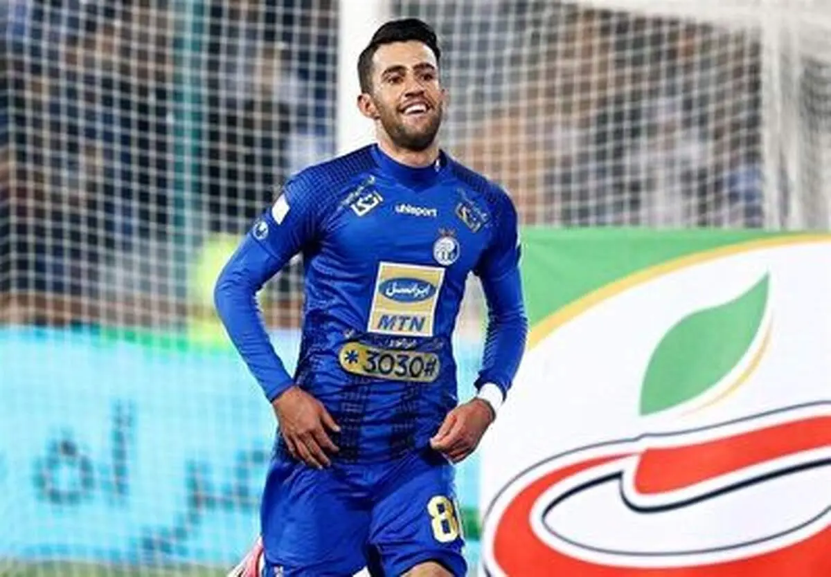 گل اول استقلال به نفت مسجدسلیمان توسط رضاوند+ فیلم