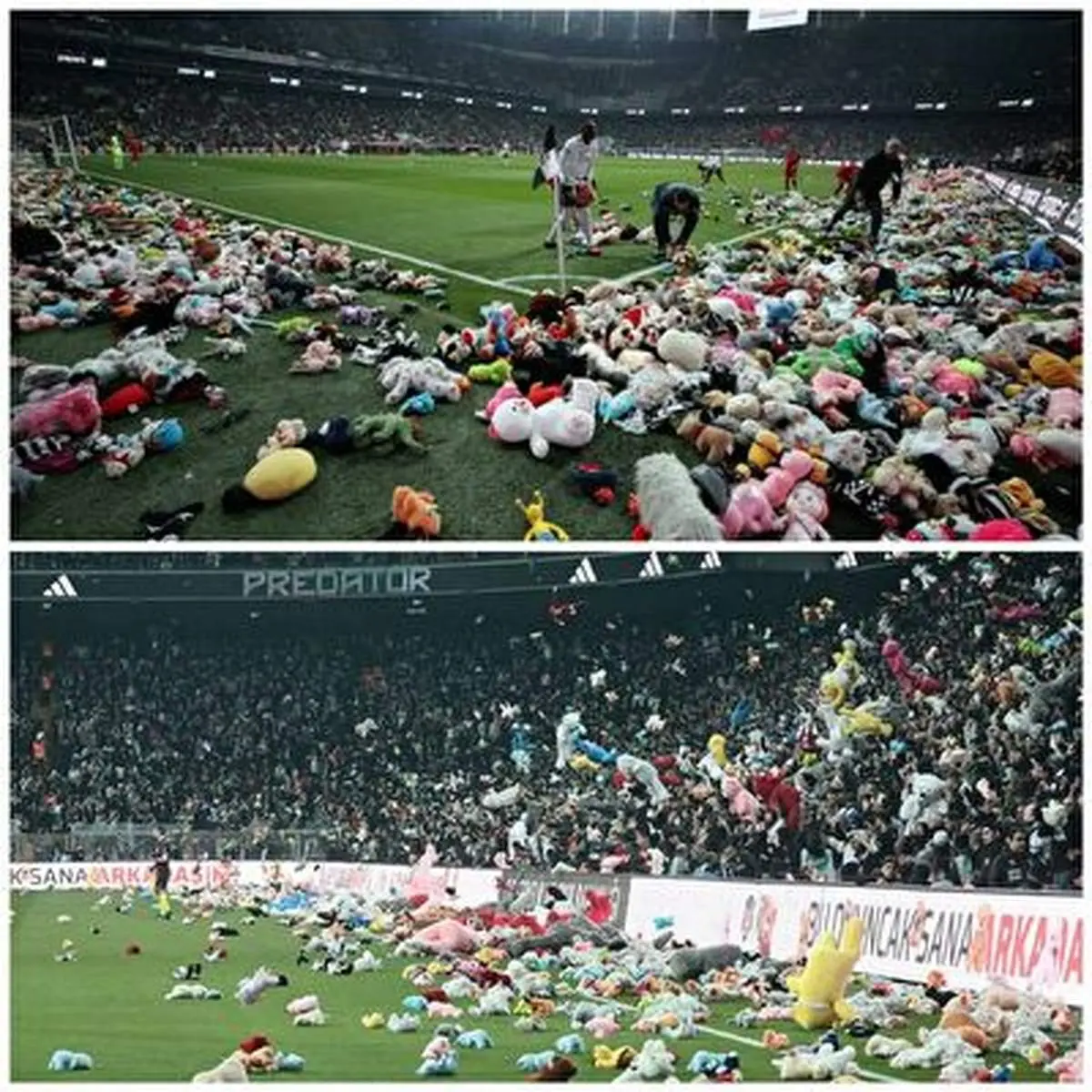 اهدای صدها عروسک برای کودکان مناطق زلزله‌زده ترکیه+ فیلم