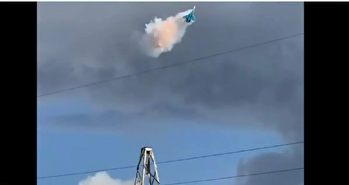 مانور فوق زیبای جنگنده سوخو-۳۵ و زدن فلر+فیلم