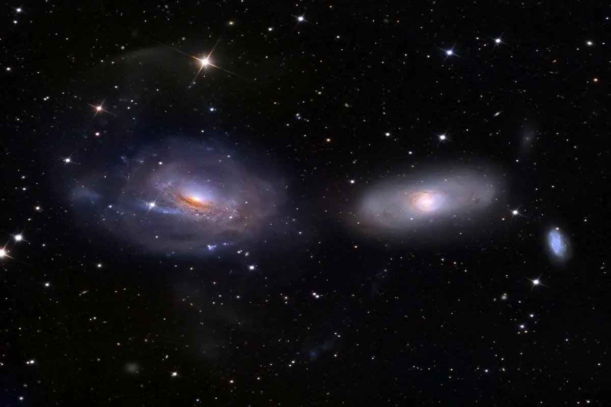 جدیدترین تصویر از کهکشان مارپیچی NGC 3169
