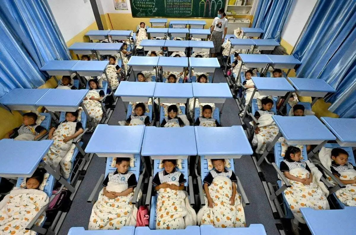 این نیمکت های مدرسه به تختخواب تبدیل می شوند+ فیلم