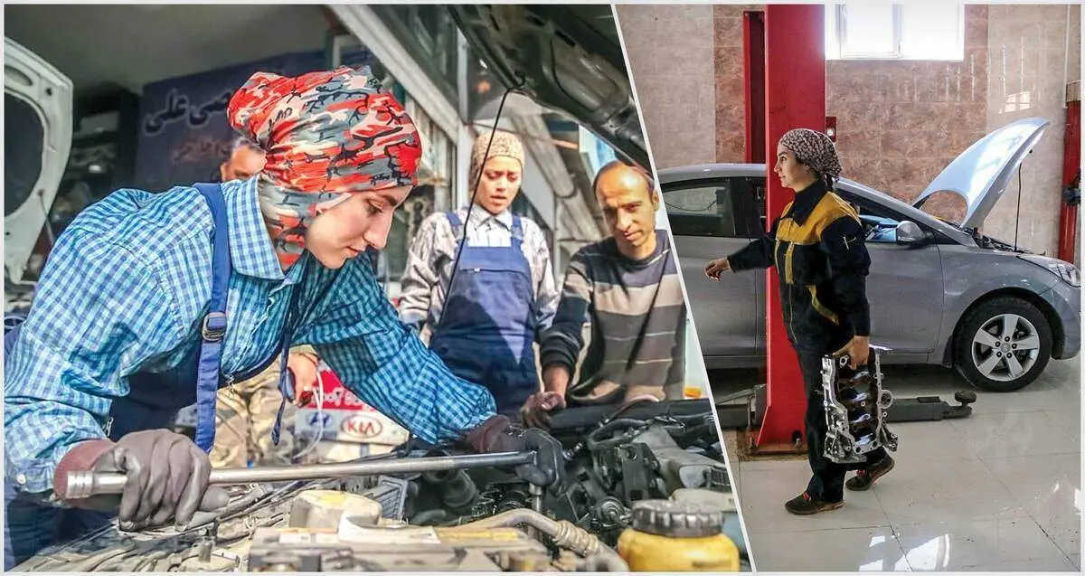 دختران آچار به دست تهران؛ روایتی جالب از زندگی کیانا یاراحمدی و نیلوفر فرهمند
