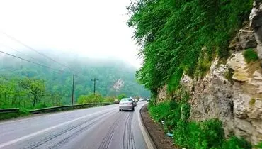 وضعیت ترافیکی جاده هراز امروز ۲۳ اسفند ۱۴۰۱