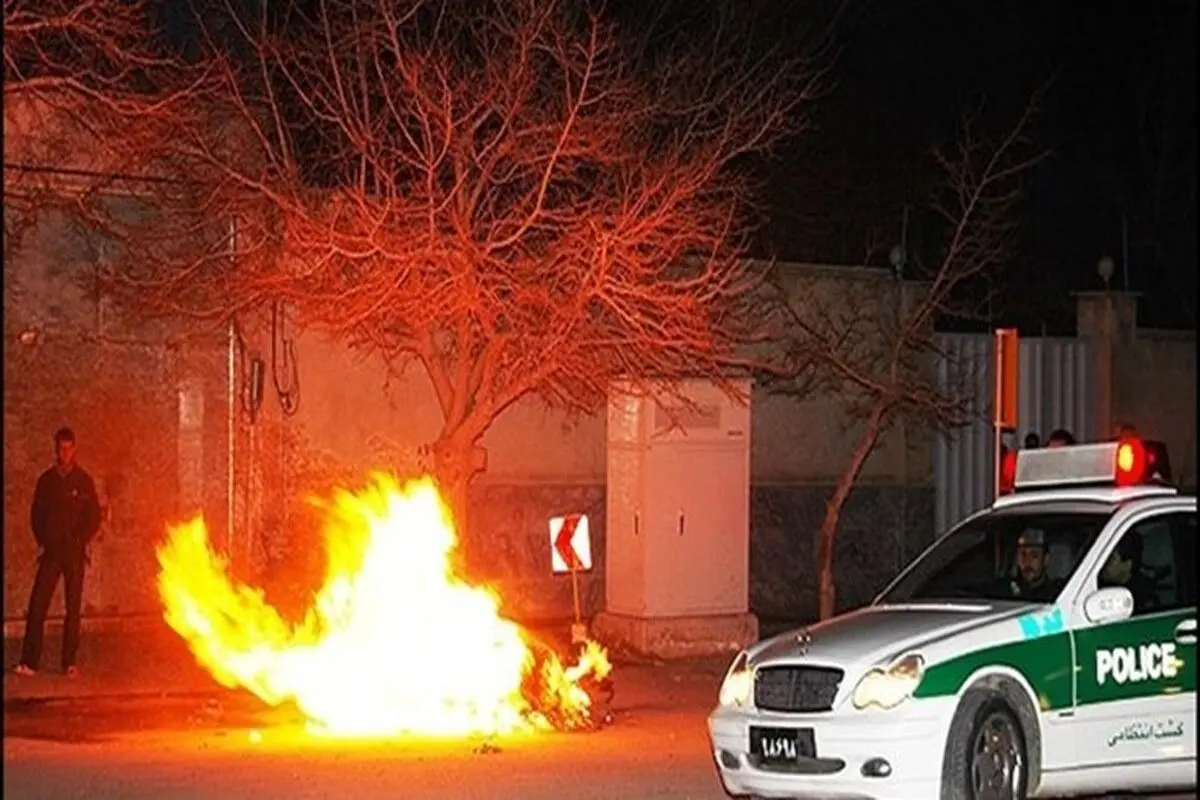 انفجار یک خودرو در اثر پرتاب نارنجک دستی در عبدل آباد