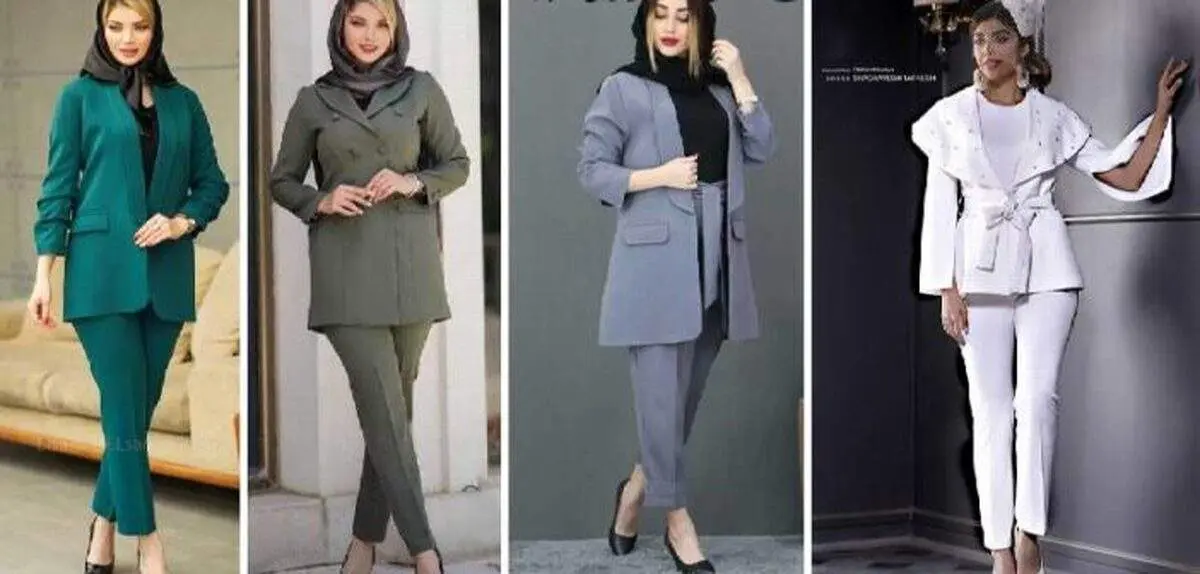 جدیدترین مدل های کت و شلوار زنانه ۱۴۰۲