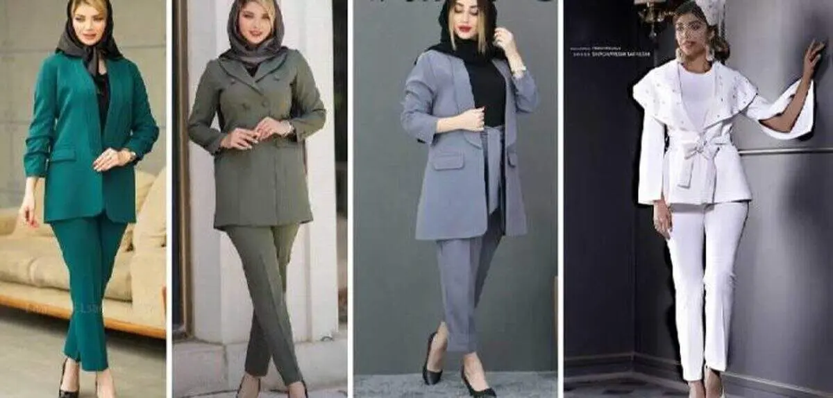 جدیدترین مدل های کت و شلوار زنانه ۱۴۰۲