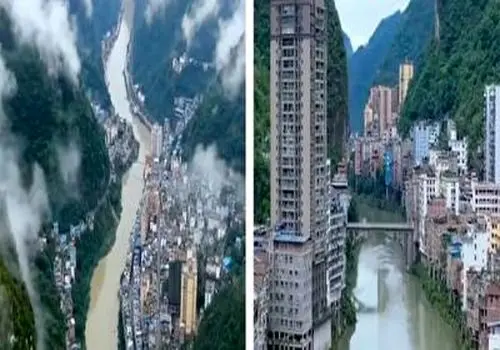 صحنه های ترسناک وقوع سیل شدید در شهر شنژن چین+ فیلم
