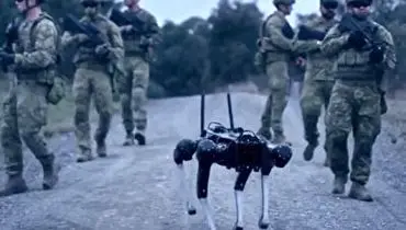 کنترل ذهنی سگ‌های رباتیک در ارتش استرالیا+ فیلم
