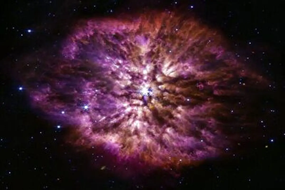 تصاویر خیره کننده تلسکوپ جیمز وب از یک ستاره در حال مرگ + فیلم