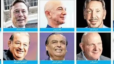 کسب و کارها و میزان درآمد میلیاردرهای جهان لو رفت