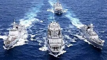 رزمایش مشترک دریایی ایران، چین و روسیه آغاز شد+ فیلم