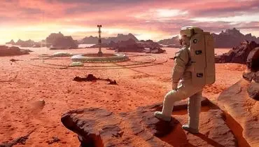 کشف مهم یک یخچال طبیعی در مریخ + عکس