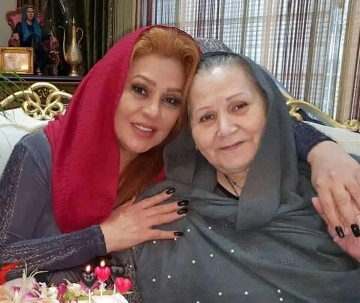 نسرین مقانلو باز هم عزادار شد+ عکس