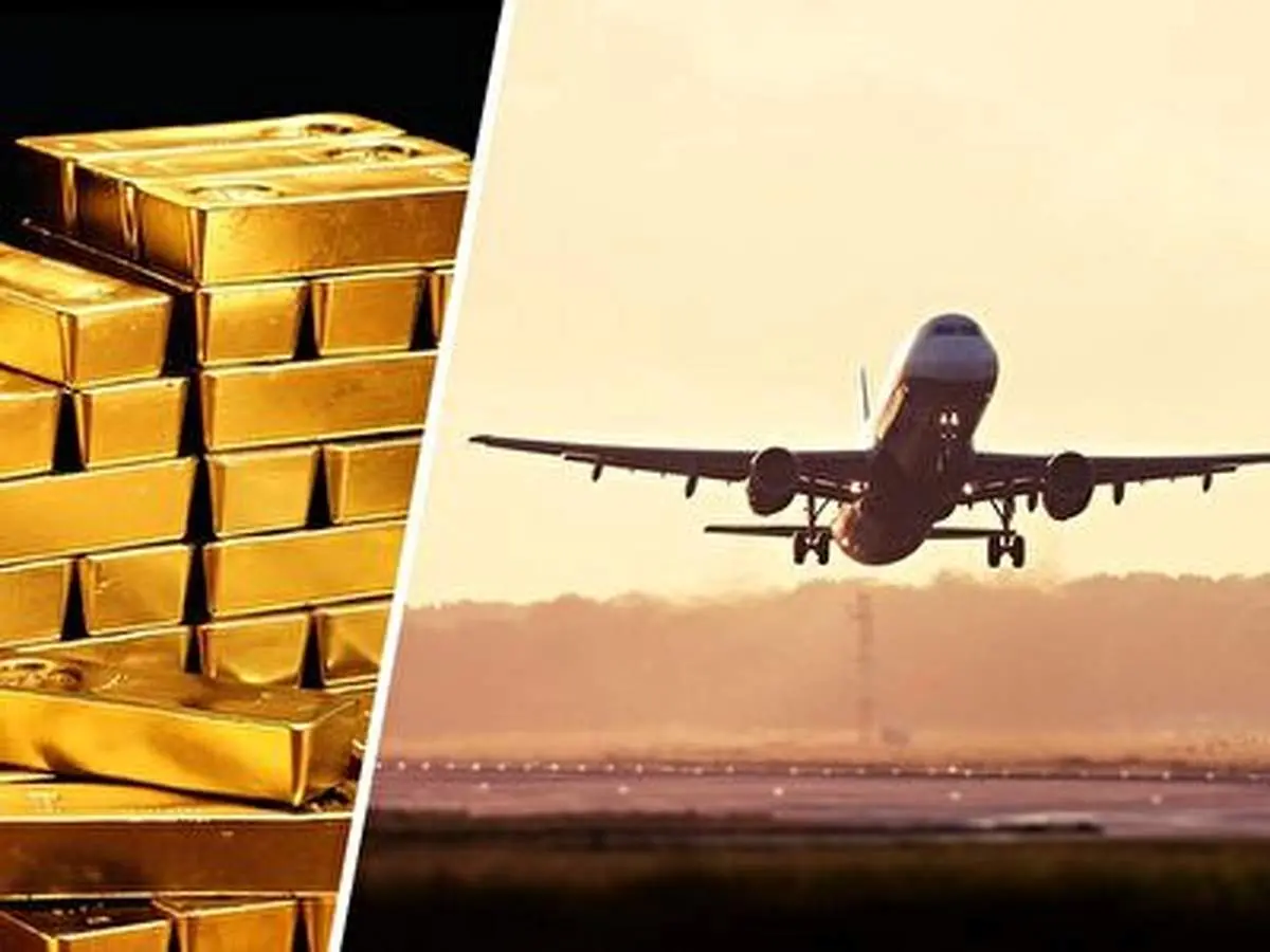جاسازی شمش های طلا در‌توالت‌ هواپیما+ فیلم