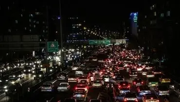 ترافیک سنگین در محور چالوس