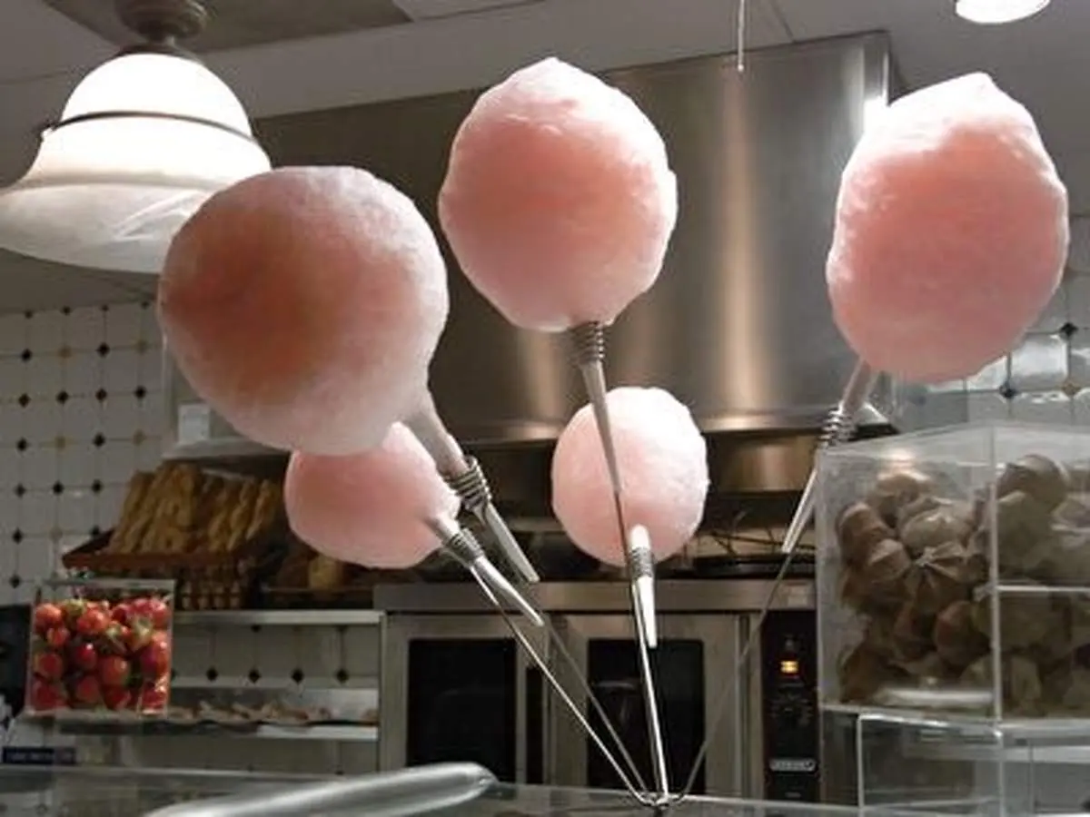 خلاقیت جالب فروشنده پشمک + فیلم