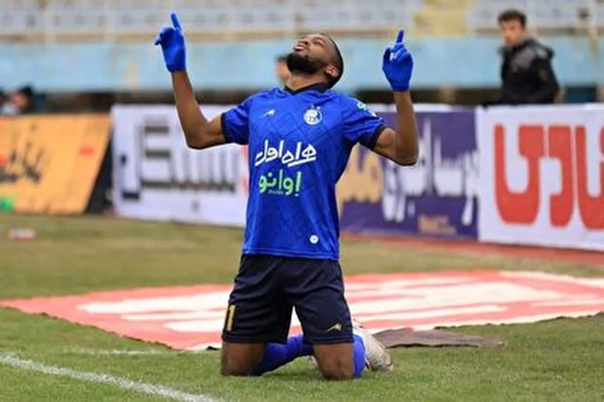 گل دوم استقلال به گل‌گهر توسط کوین یامگا+ فیلم