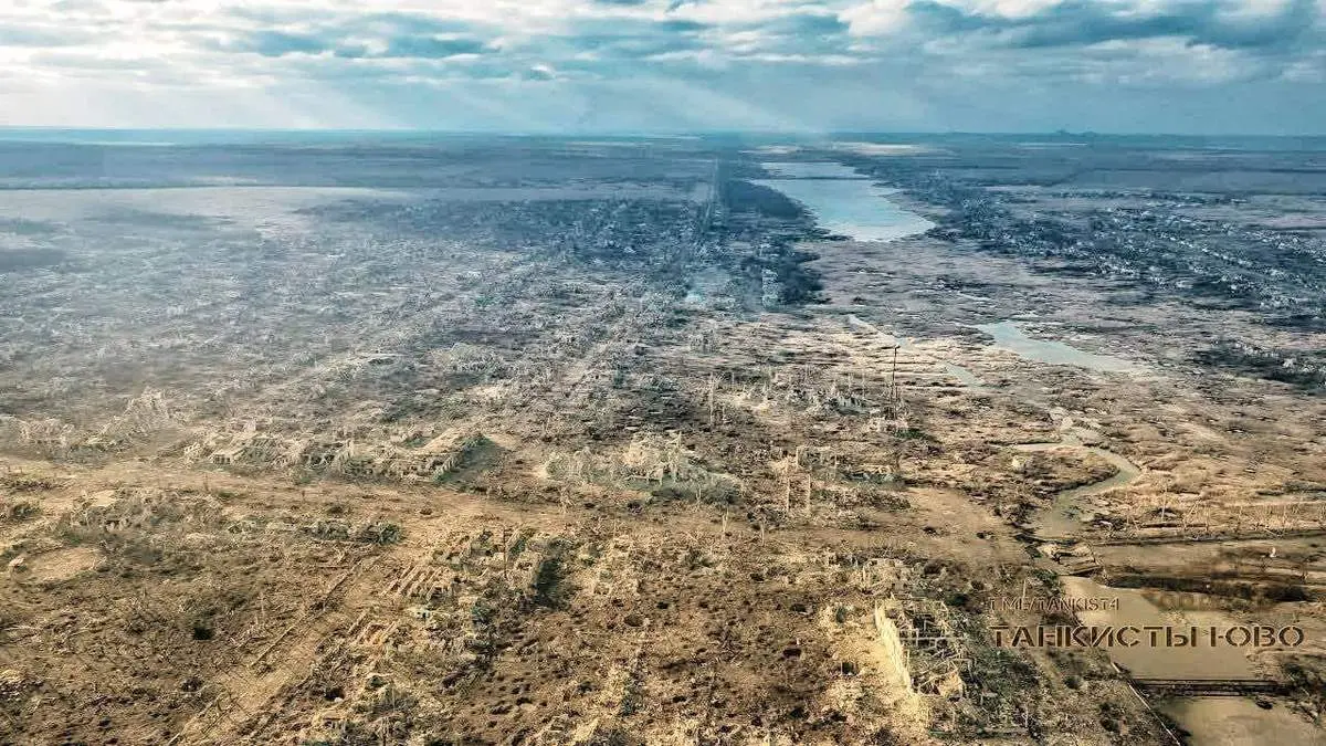 عکس هولناکی از حجم خرابی ها در اوکراین