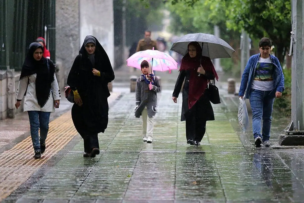 باران تهران ادامه دارد/ کاهش دما از امروز
