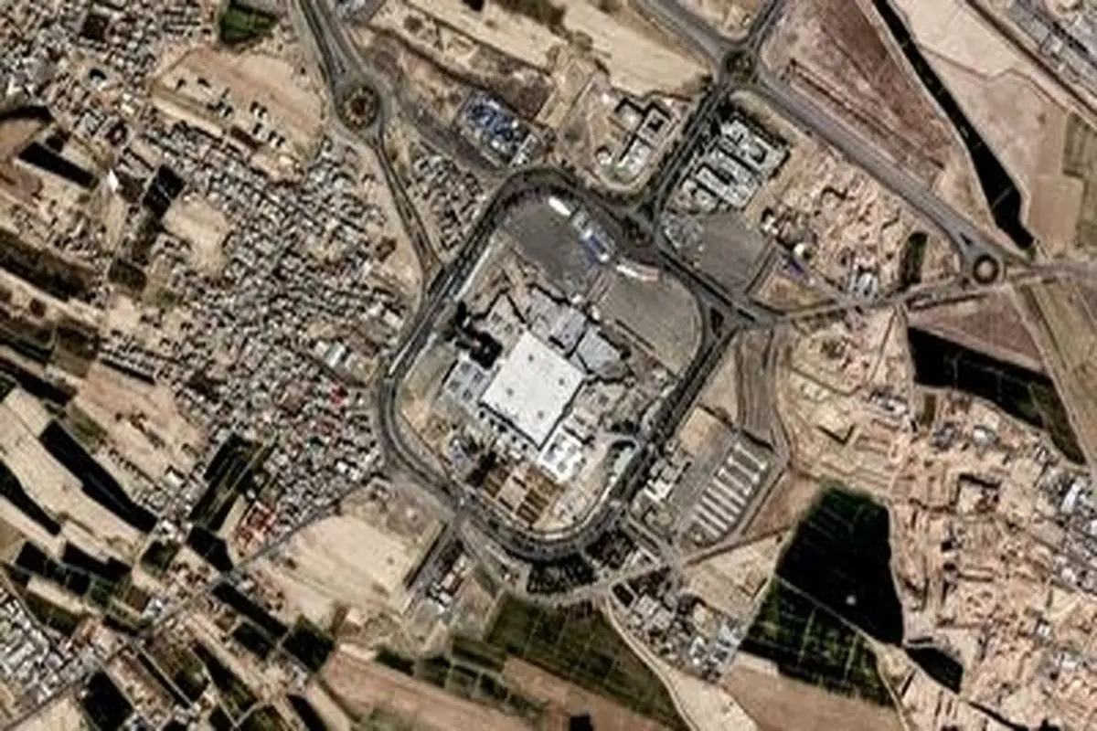 اولین تصویر ماهواره خیام از مسجد جمکران