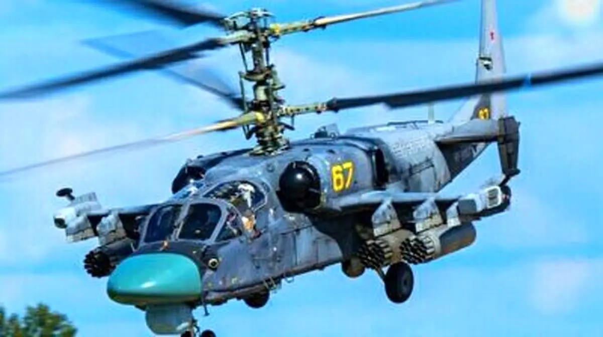 ویدئویی از تجهیز و شرکت در عملیات هلی کوپتر Ka-52 روس