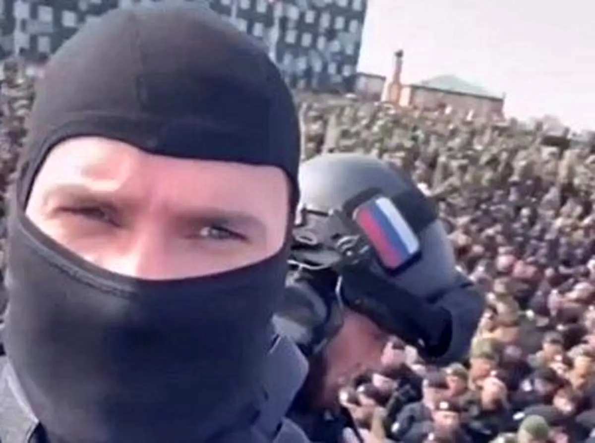 آمادگی جنگجویان مخوف چچنی برای اعزام به جنگ اوکراین+ فیلم