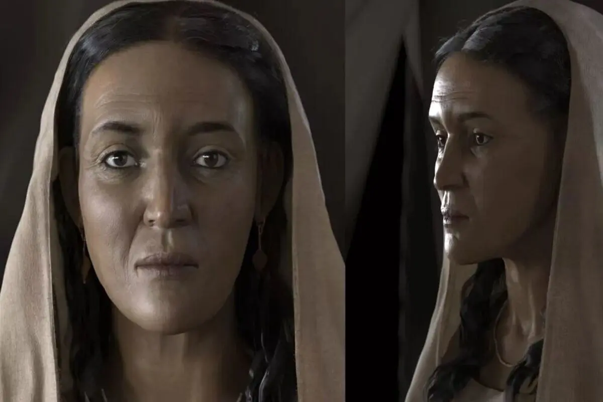 بازسازی چهره یک زن عربستانی که دو هزار سال پیش زندگی می کرد + عکس