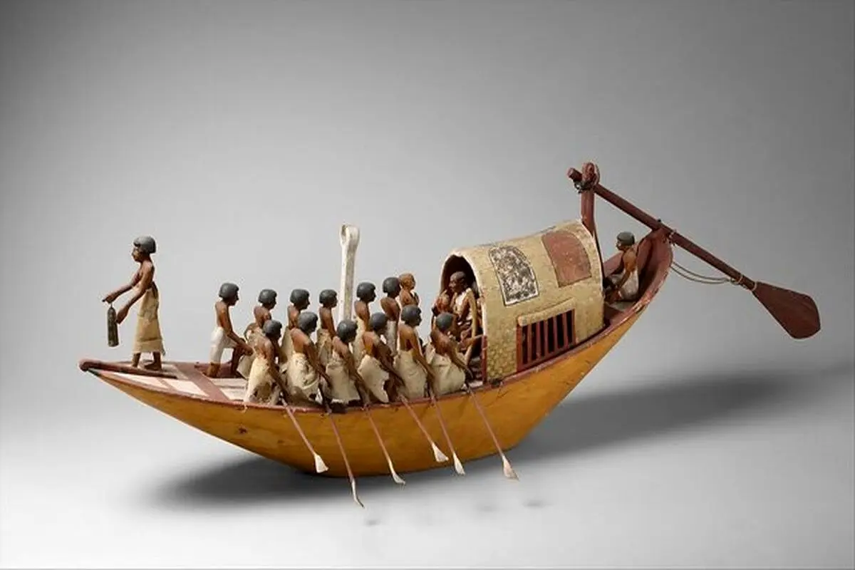 کشف قایق اشراف زاده مصری در یک دالان مخفی + تصاویر