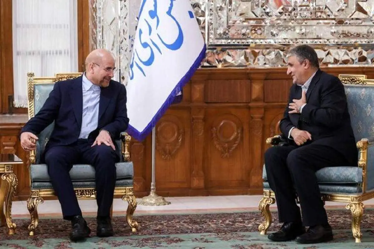 دیدار نوروزی قالیباف و محمد اسلامی