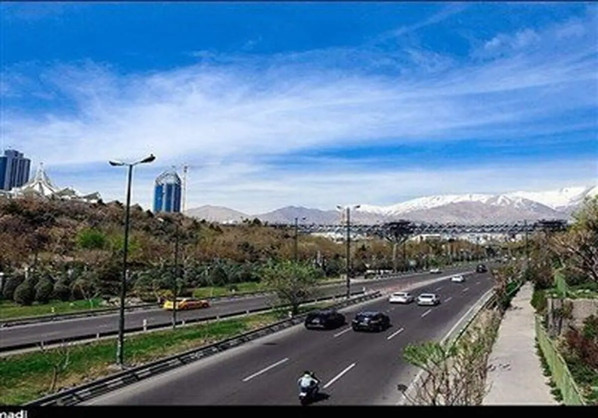 رکورد جدید شاخص هوای «پاک» در تهران