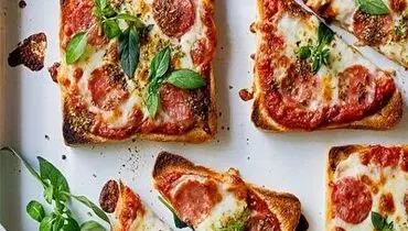 طرز تهیه سه سوته اسنک پیتزایی + فیلم
