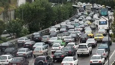 ترافیک سنگین در ورودی های تهران