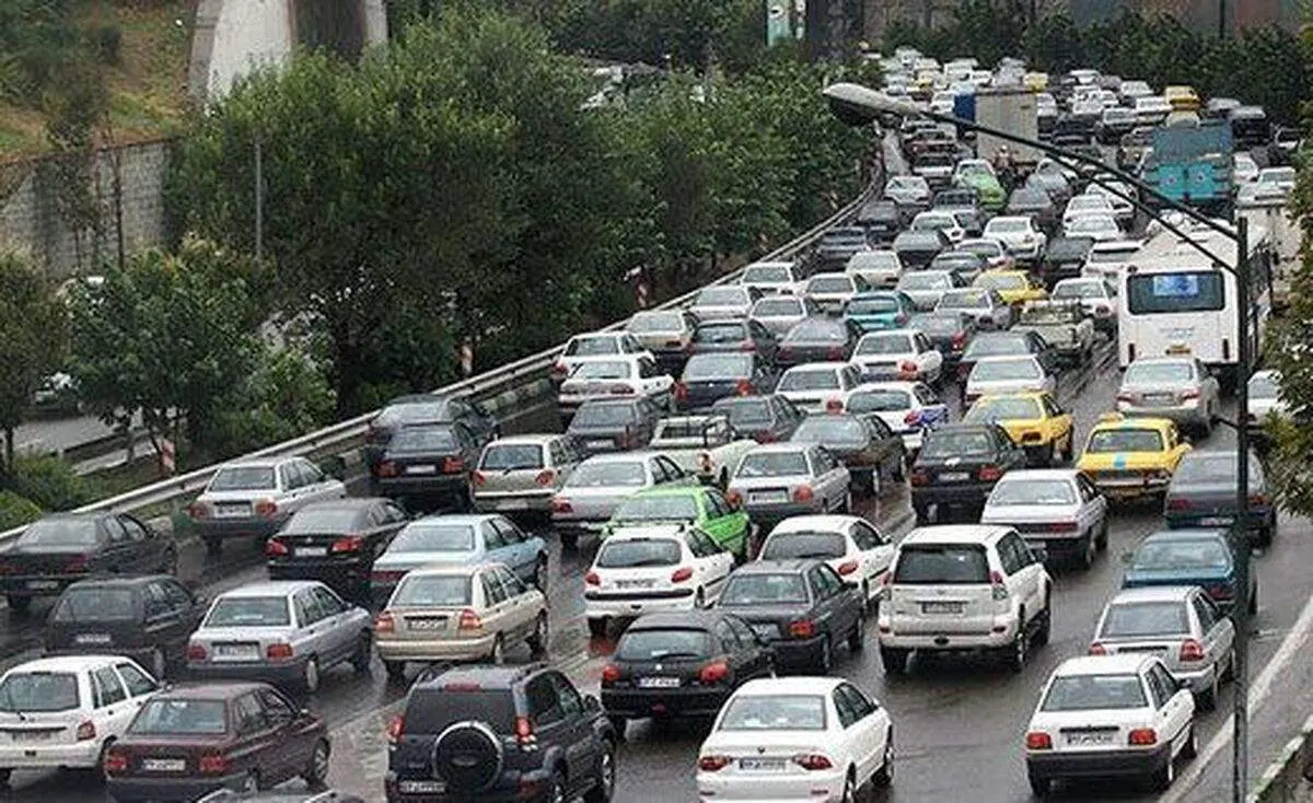 ترافیک سنگین در ورودی های تهران