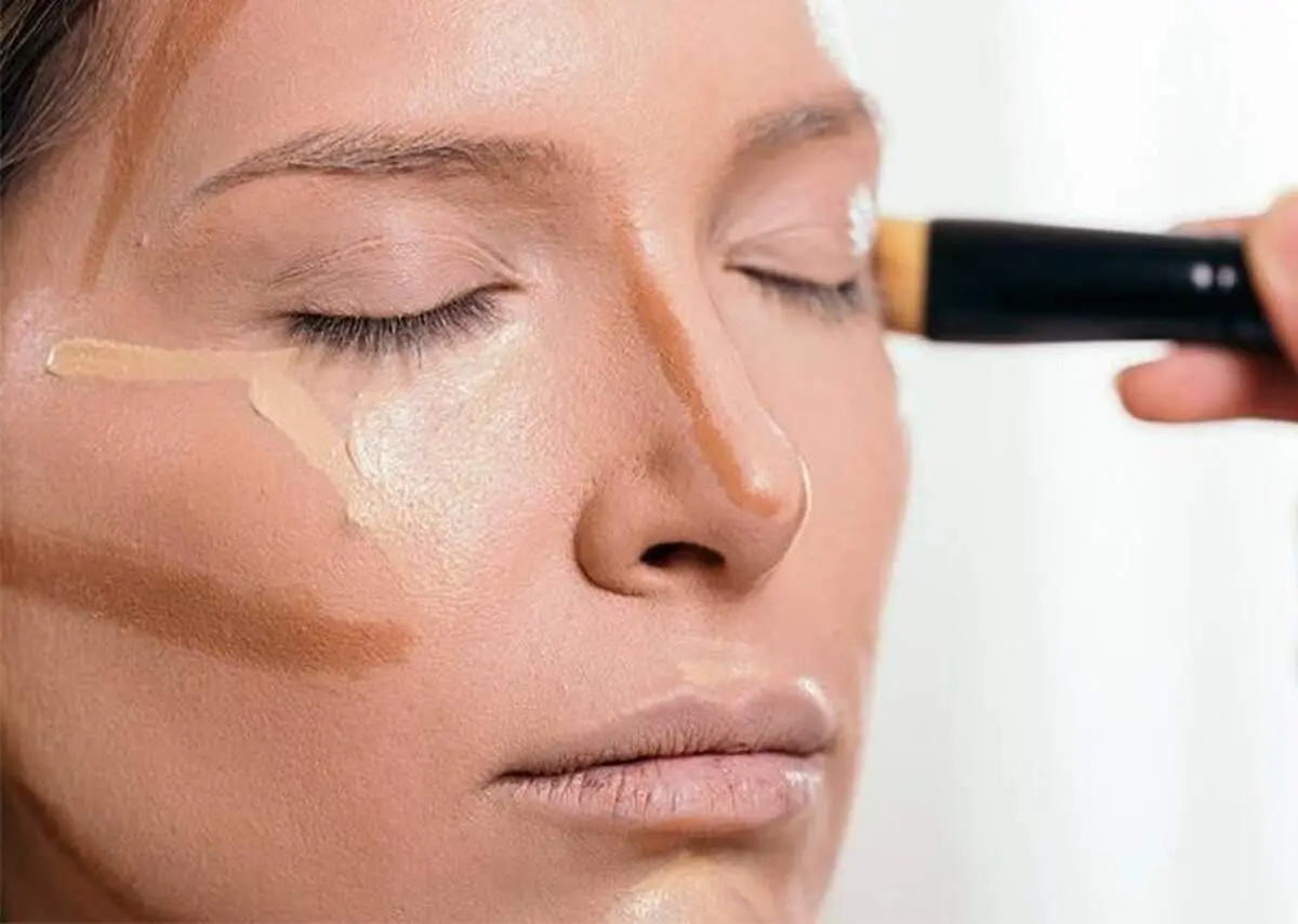 چگونه با آرایش صورت لاغر را پر کنیم؟