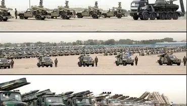 الحاق ۱۰۸۰ واحد از انواع مختلف تجهیزات و تسلیحات جدید به ارتش+ تصاویر