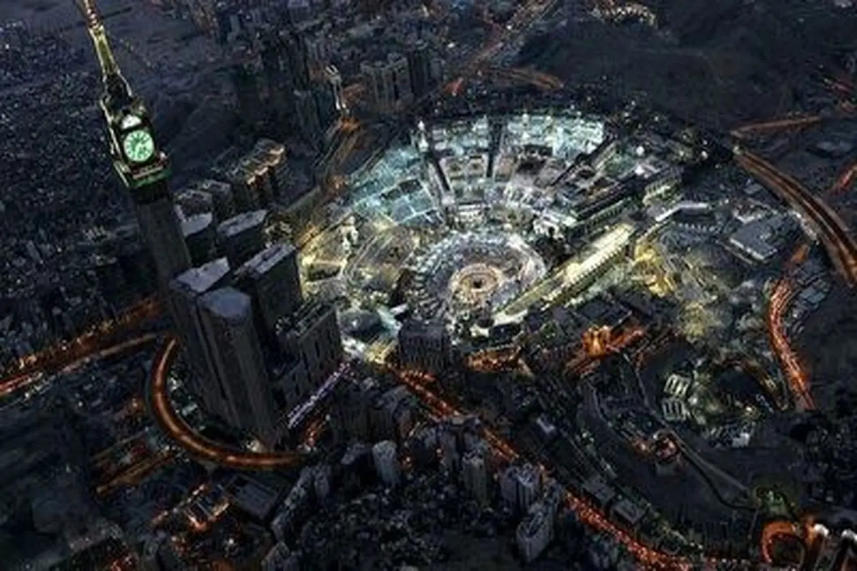 تصاویری حیرت انگیز هوایی از مسجد الحرام+ فیلم