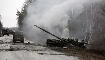 انهدام خودروهای زرهی اوکراین توسط بالگردهای تهاجمی روسیه+ فیلم