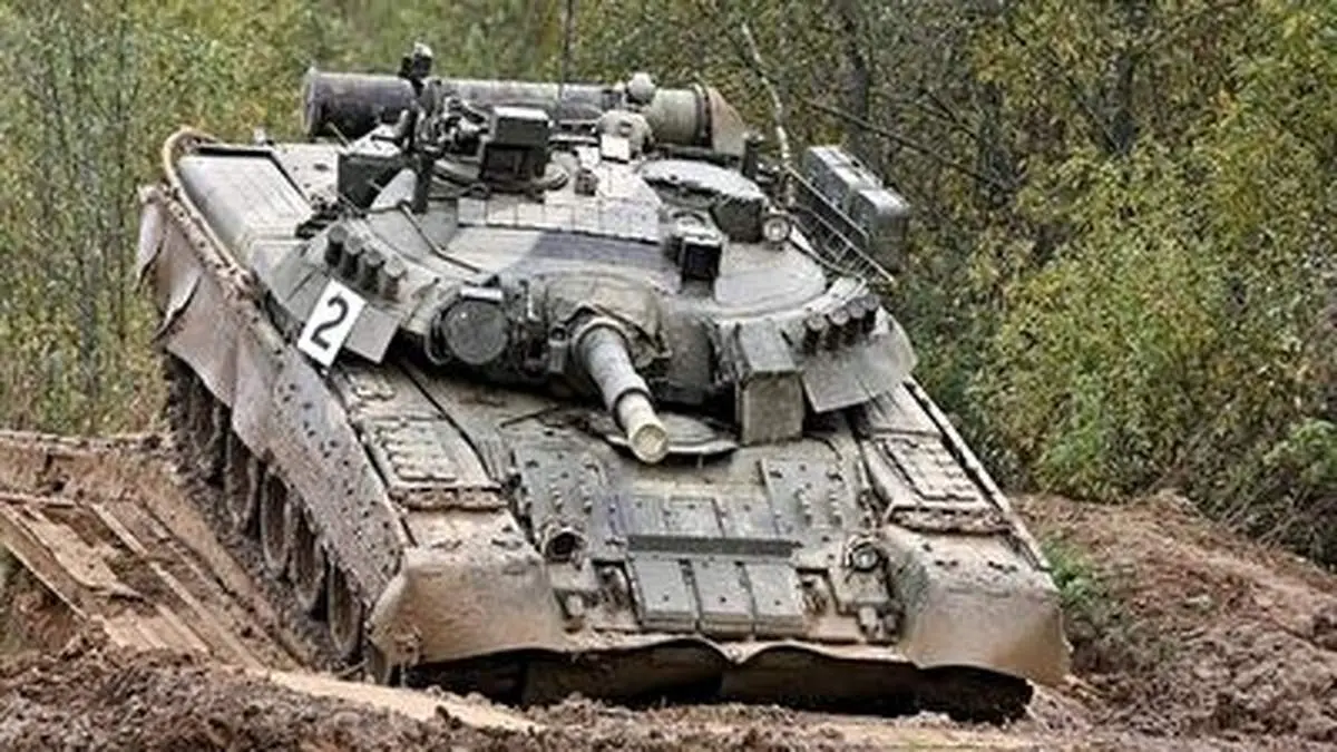 لحظه انفجار مهیب تانک روسی با مین اوکراینی + فیلم